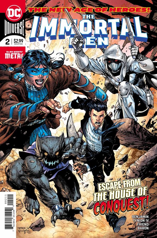 The Immortal Men #2 cover