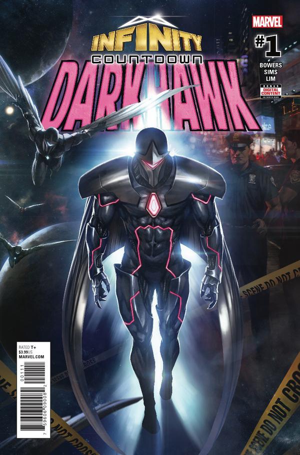Infinity Countdown: Darkhawk #1 cover