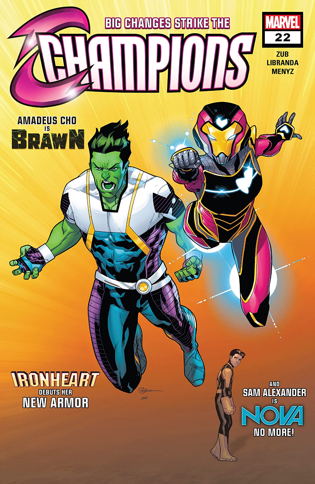 Champions #22 cover