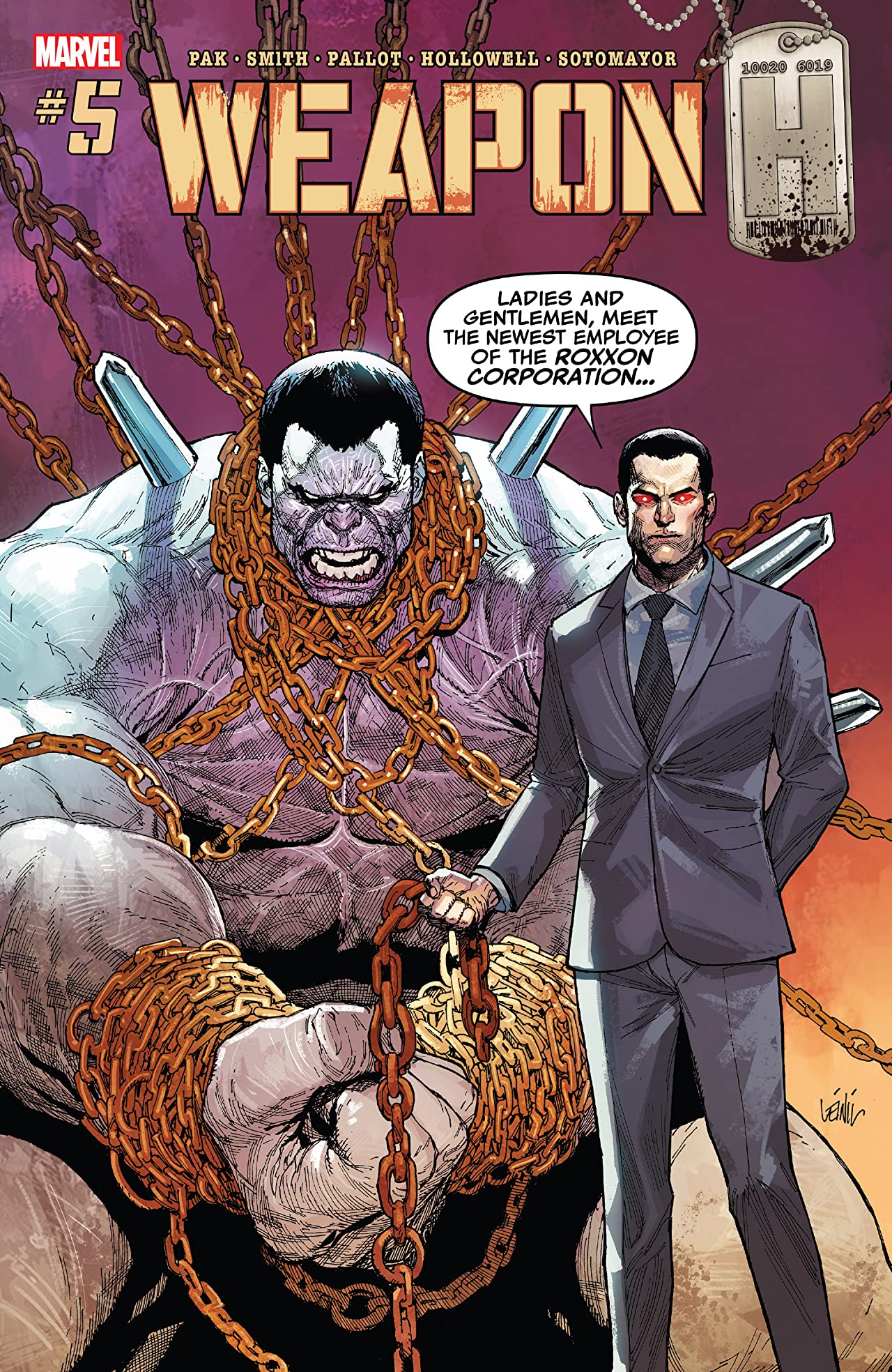 Weapon H #5 cover