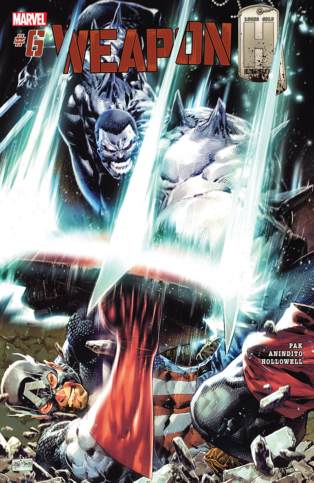 Weapon H #6 cover