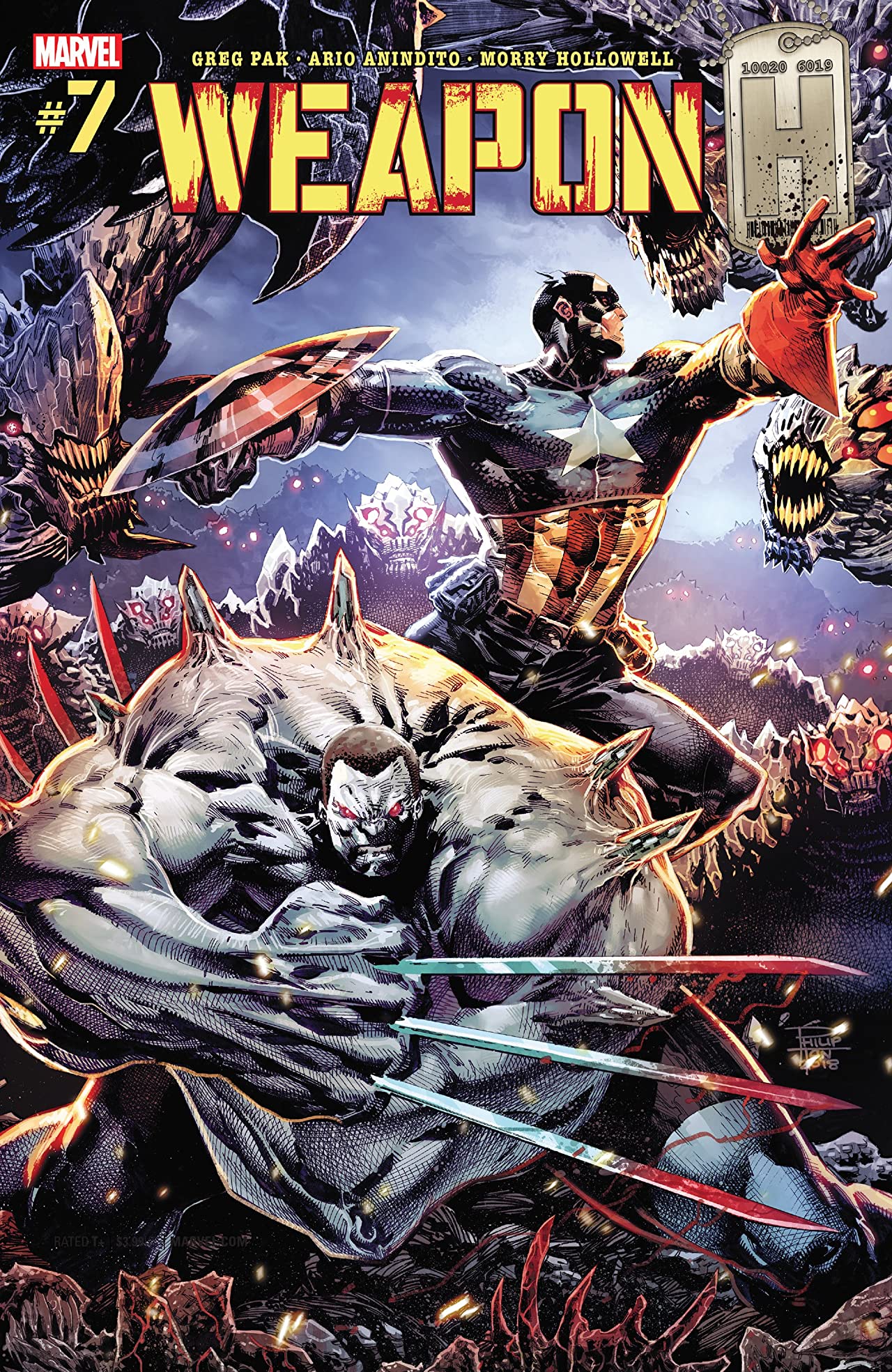 Weapon H #7 cover