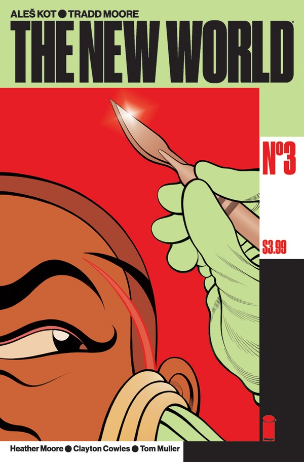 The New World #3 cover