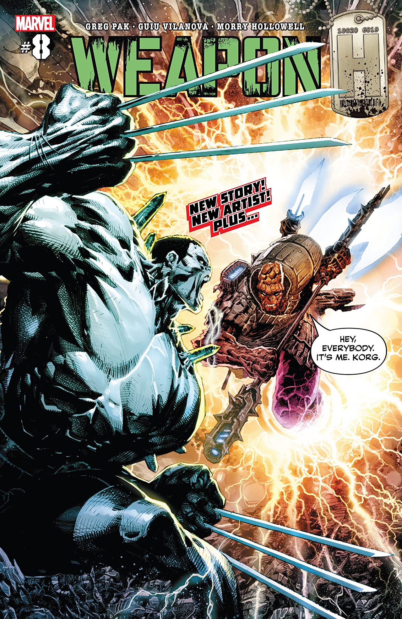 Weapon H #8 cover
