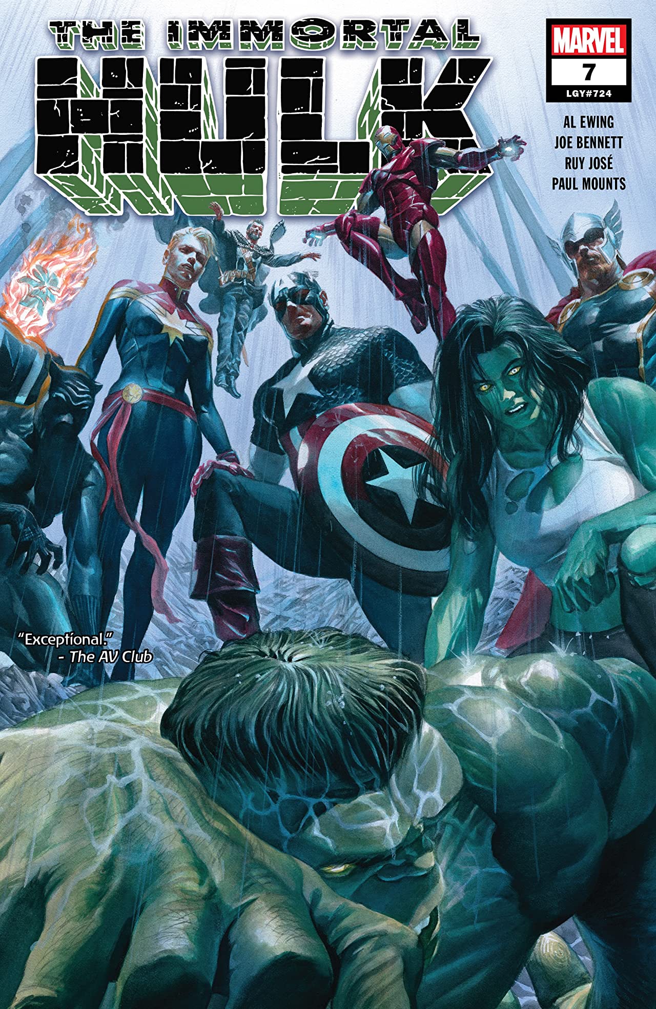 Immortal Hulk #7 cover