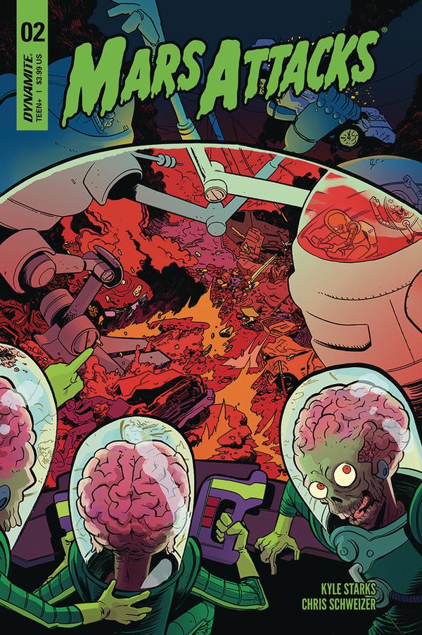 Mars Attacks #2 cover