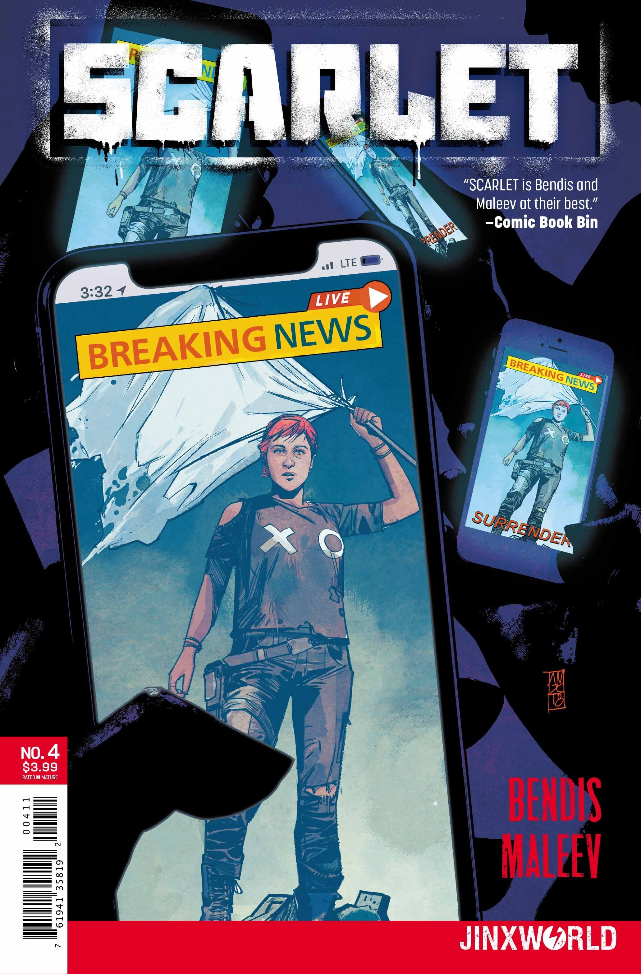 Scarlet #4 cover