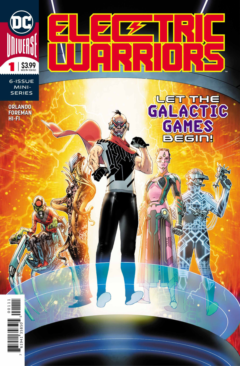 Electric Warriors #1 cover