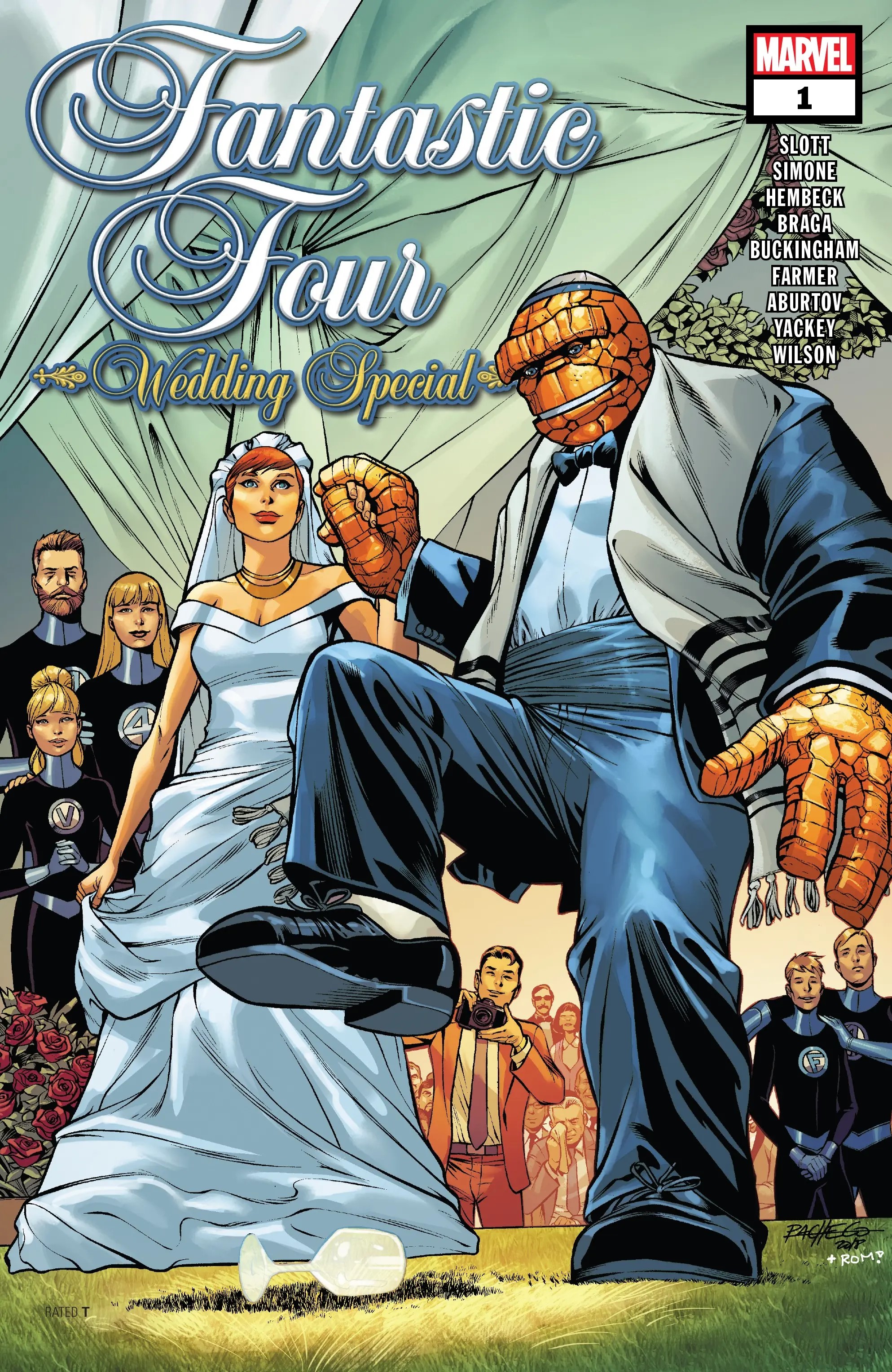 Fantastic Four Wedding Special #1 cover