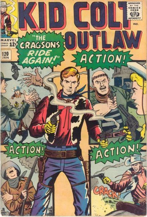 Kid Colt Outlaw #120 cover
