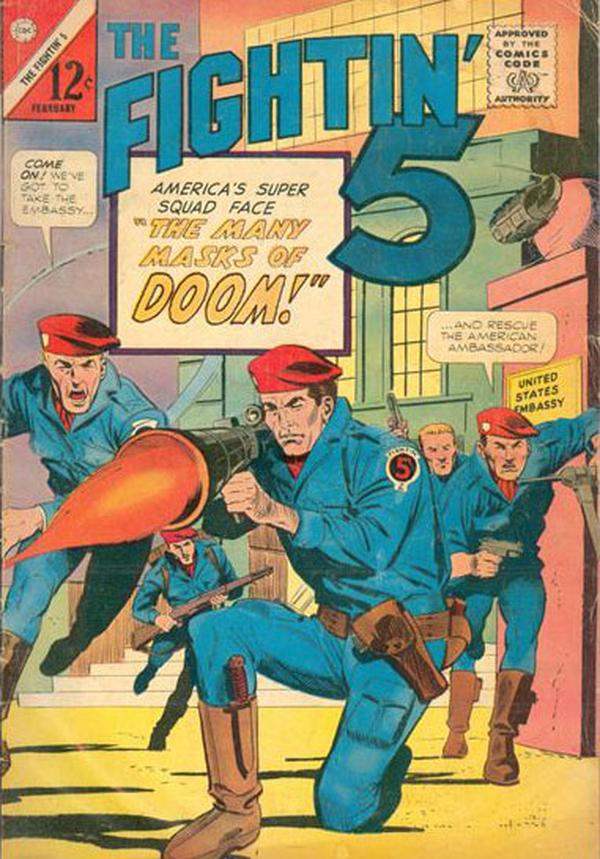 Fightin' Five #31 cover