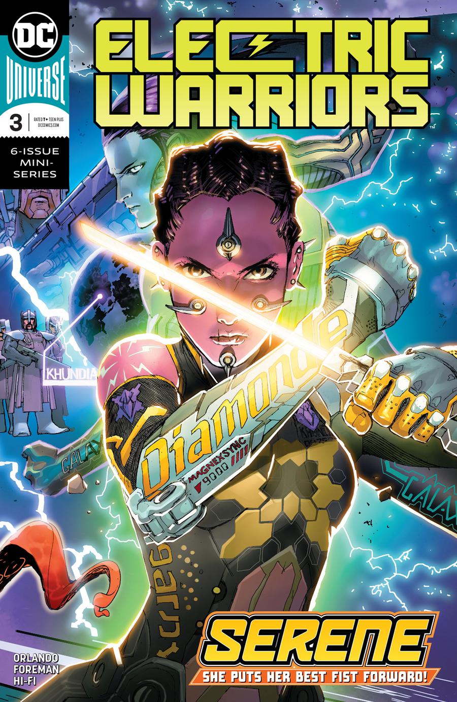 Electric Warriors #3 cover
