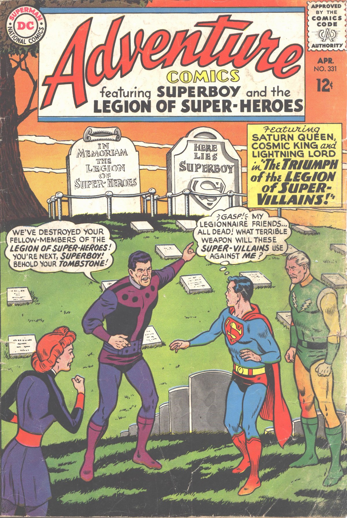 Adventure Comics #331 cover