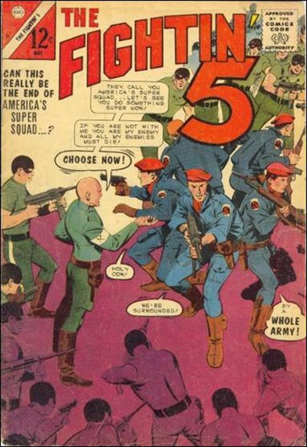 Fightin' Five #32 cover