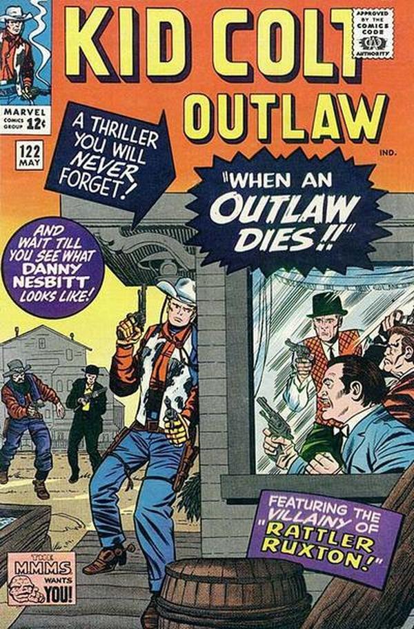 Kid Colt Outlaw #122 cover