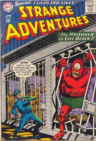 Strange Adventures #177 cover