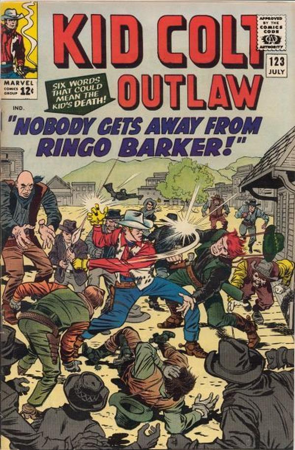 Kid Colt Outlaw #123 cover