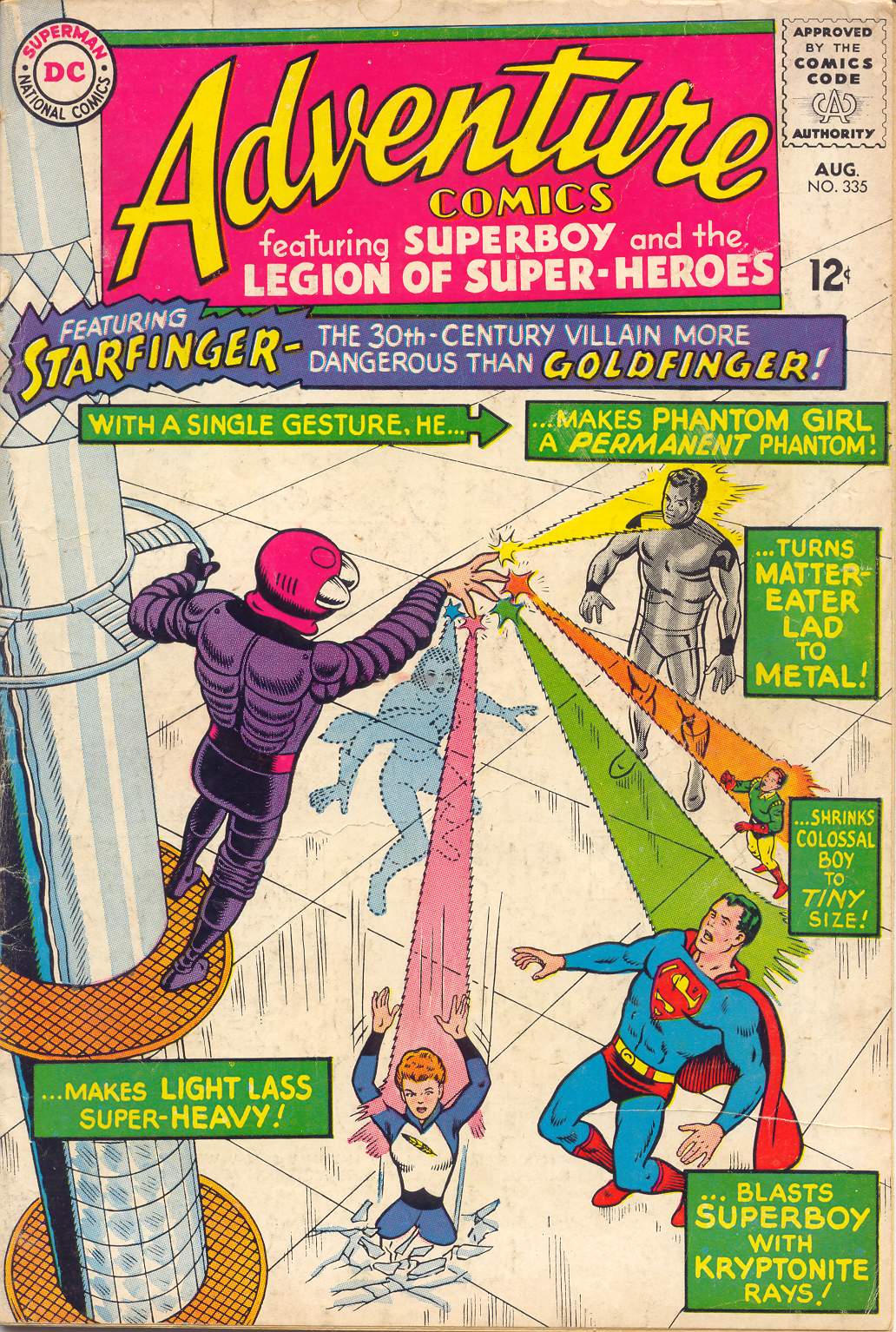 Adventure Comics #335 cover