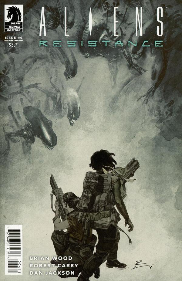 Aliens: Resistance #4 cover