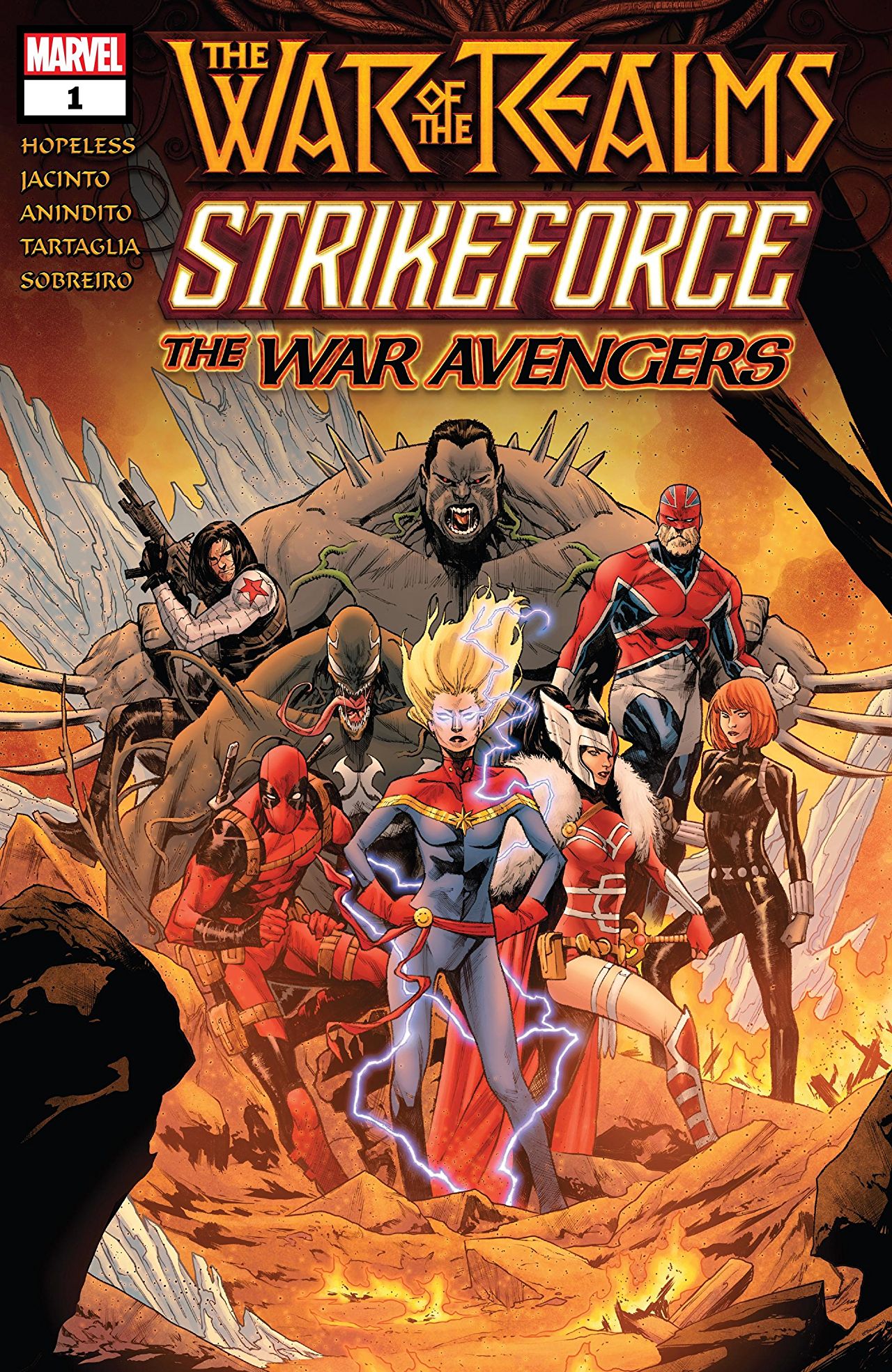 War of the Realms Strikeforce: The War Avengers #1 cover