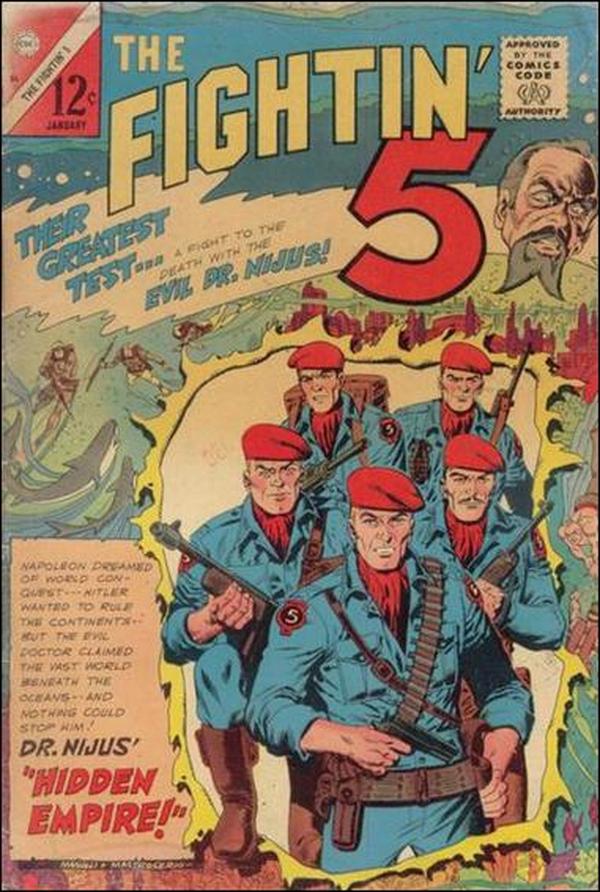 Fightin' Five #36 cover