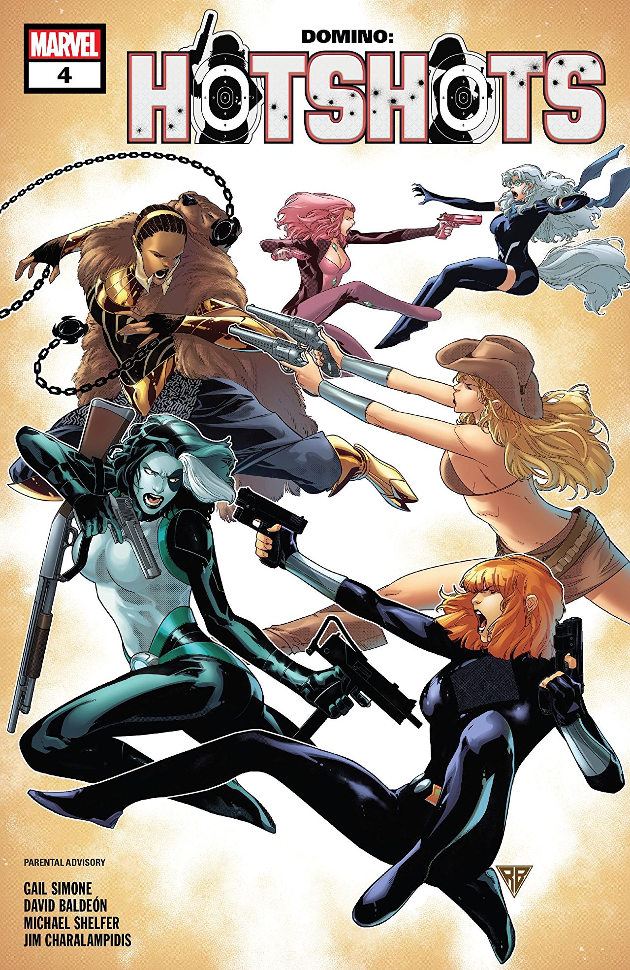 Domino: Hotshots #4 cover