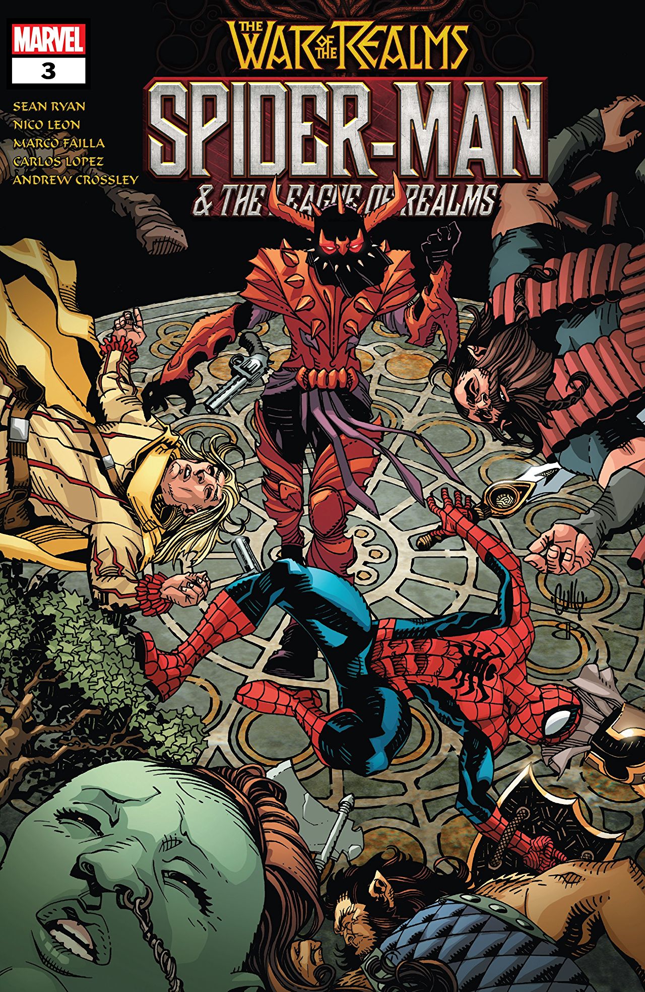 Spider-Man & the League of Realms #3 cover