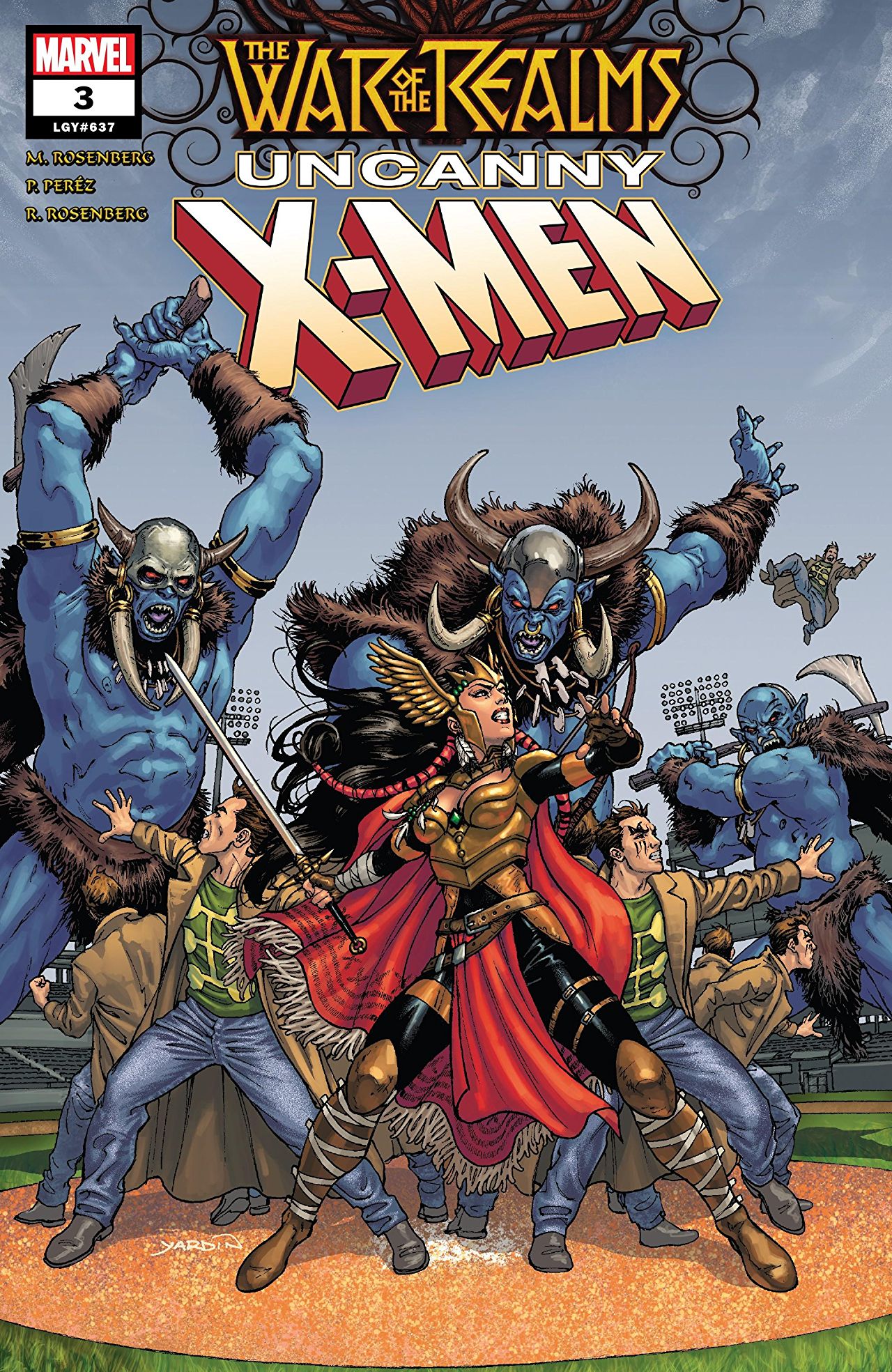 War of the Realms: Uncanny X-Men #3 cover