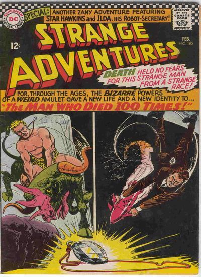 Strange Adventures #185 cover