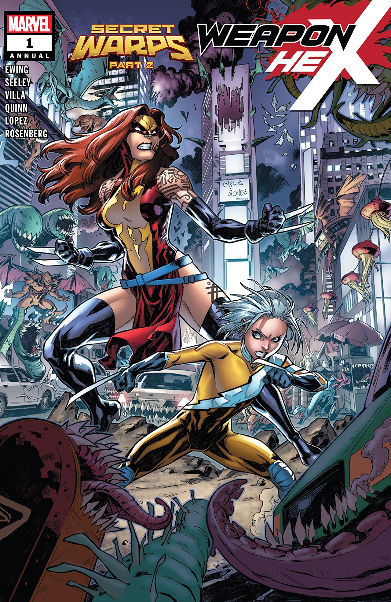 Secret Warps: Weapon Hex Annual #1