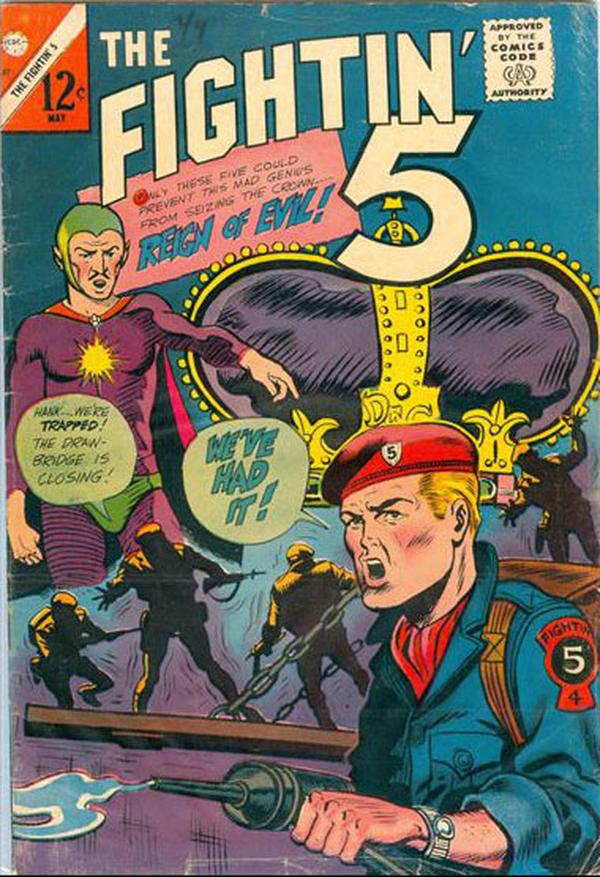 Fightin' Five #37 cover