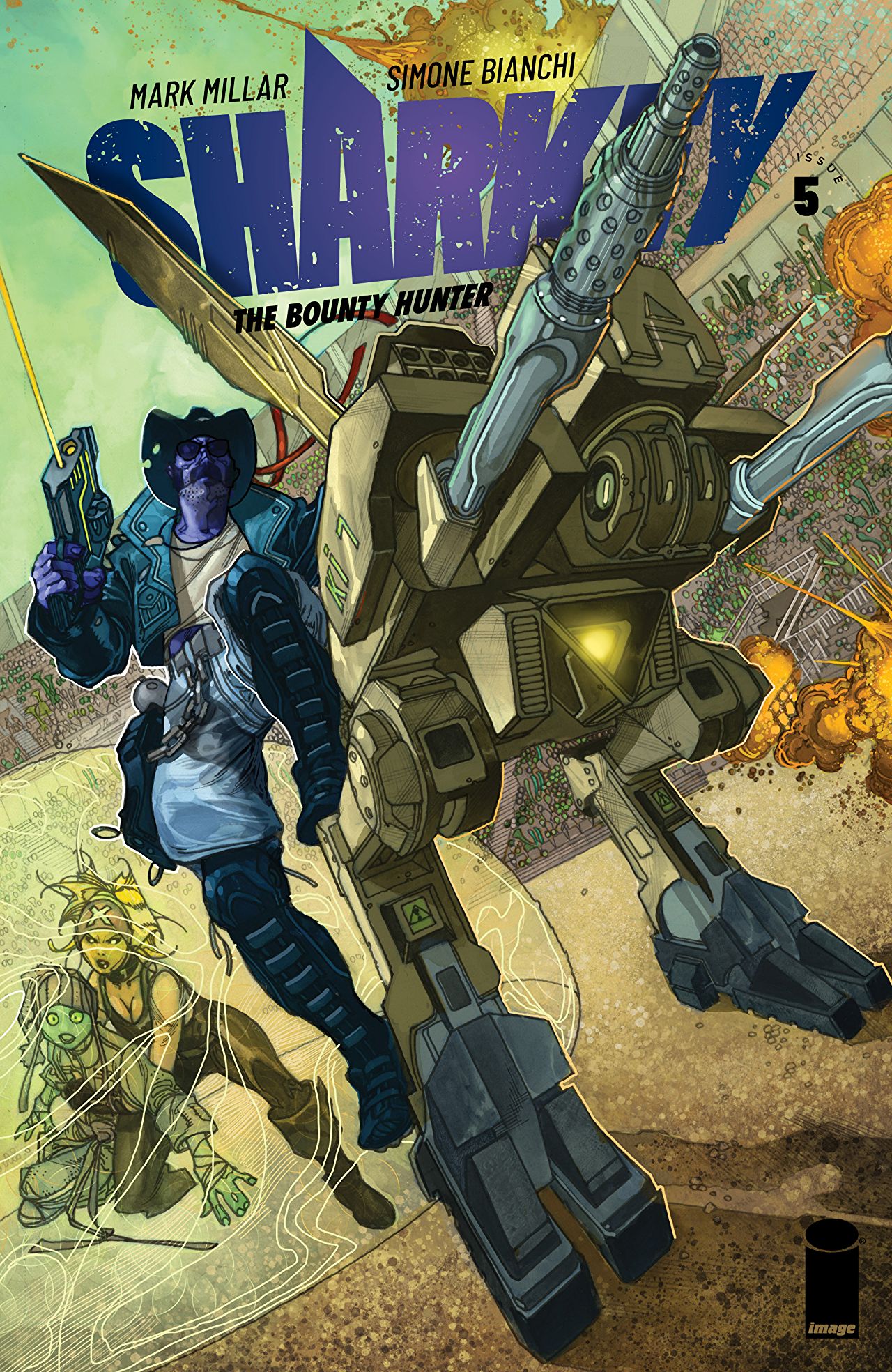 Sharkey the Bounty Hunter #5 cover