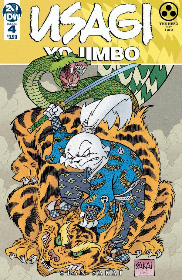 Usagi Yojimbo #4 cover