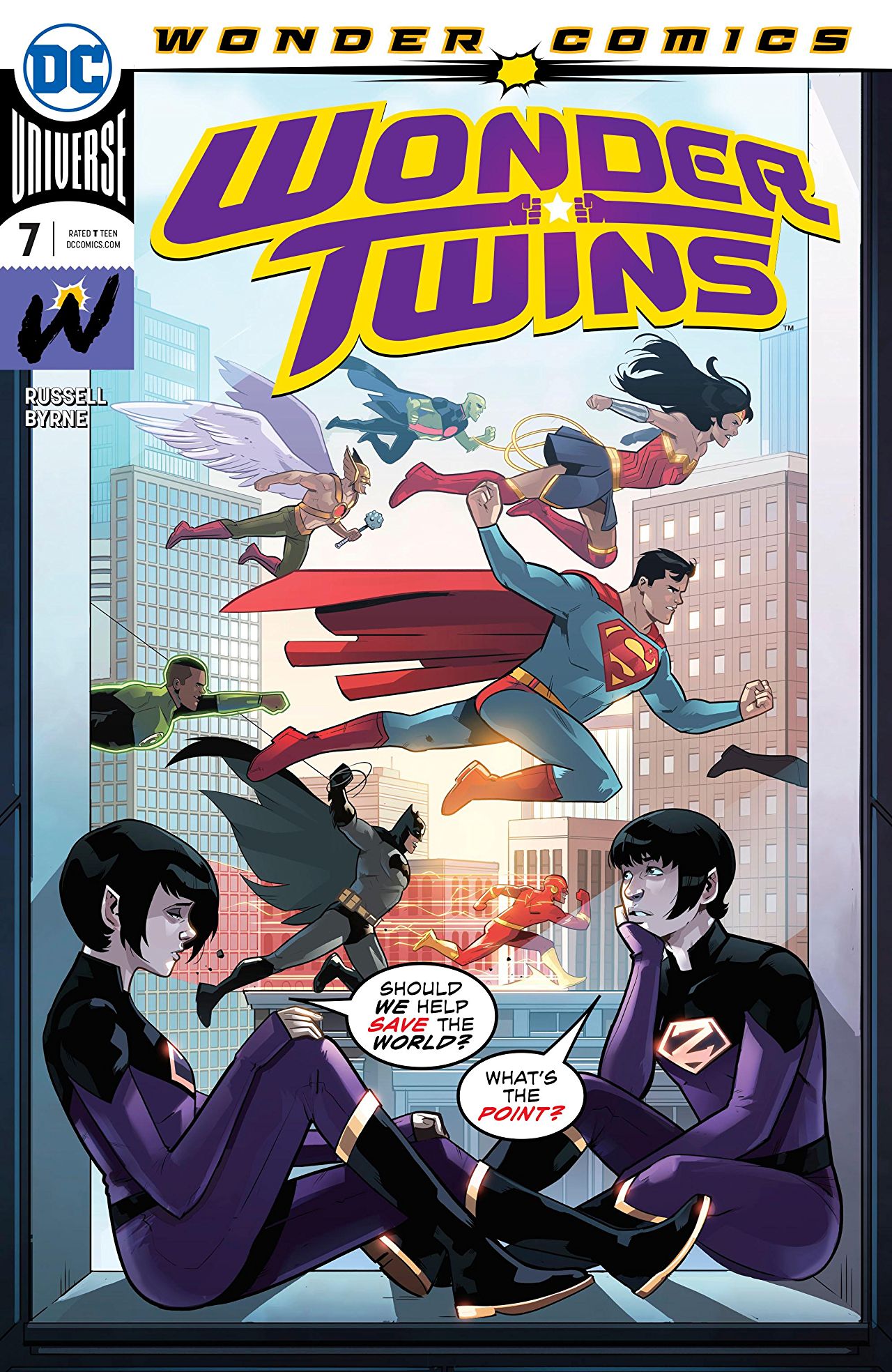 Wonder Twins #7 cover