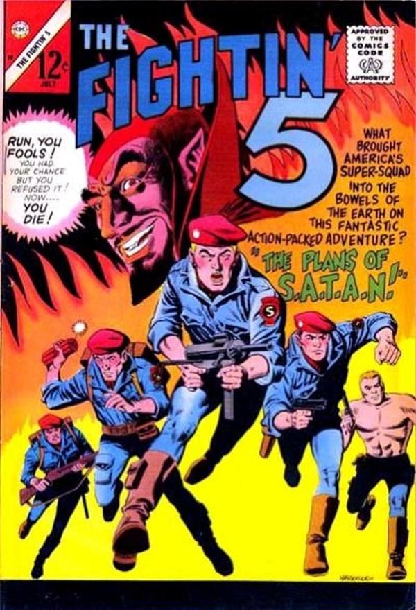 Fightin' Five #38 cover