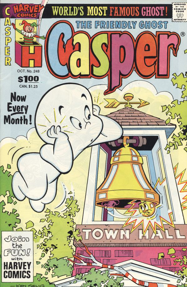 The Friendly Ghost, Casper #248 cover