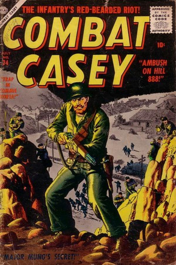 Combat Casey #34 cover