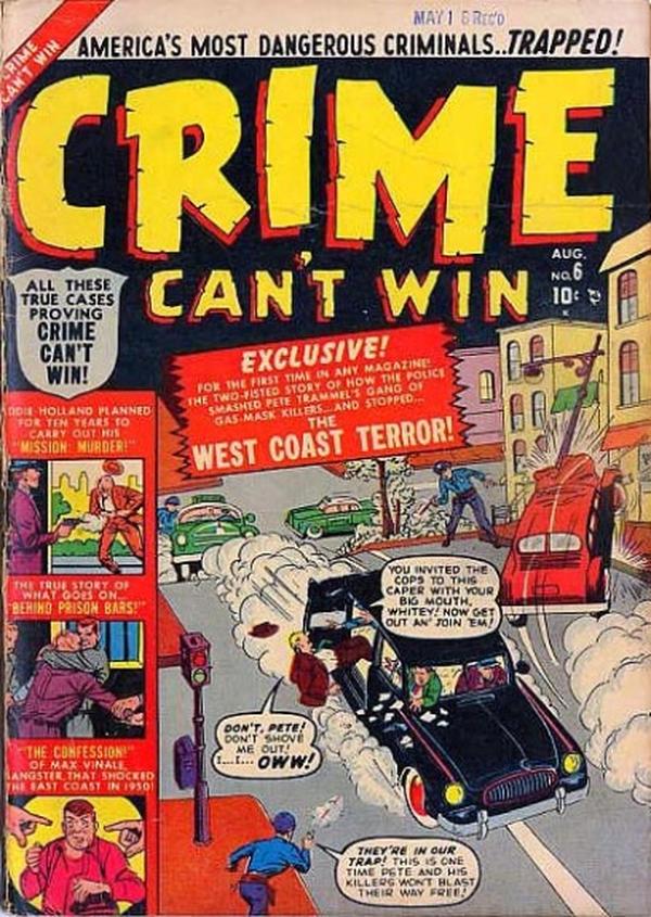 Crime Can't Win #6 cover