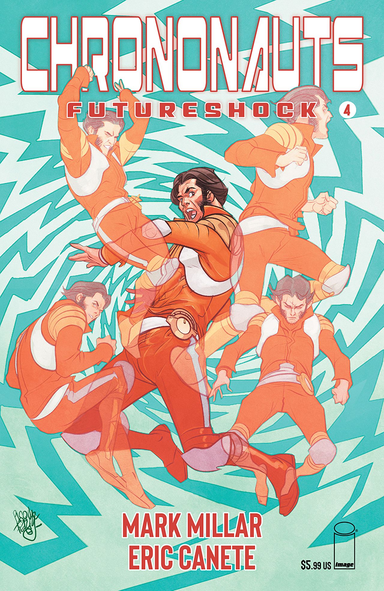 Chrononauts: Futureshock #4 cover