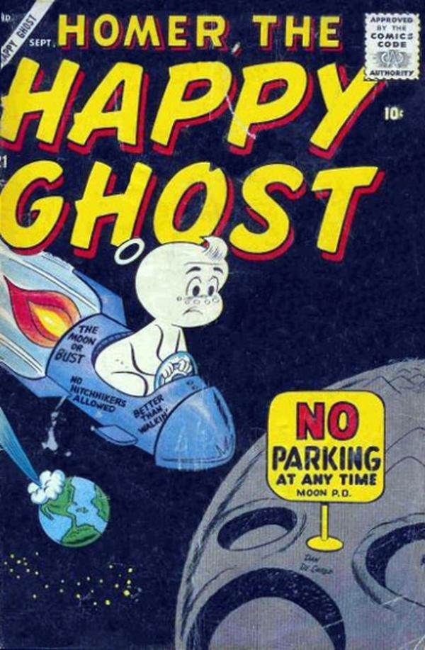 Homer, the Happy Ghost #21 cover