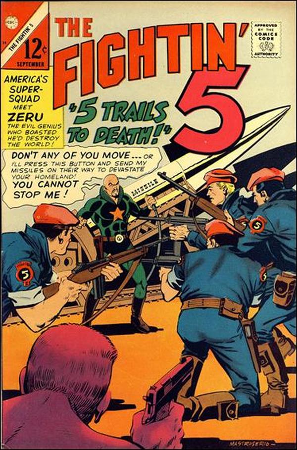 Fightin' Five #39 cover