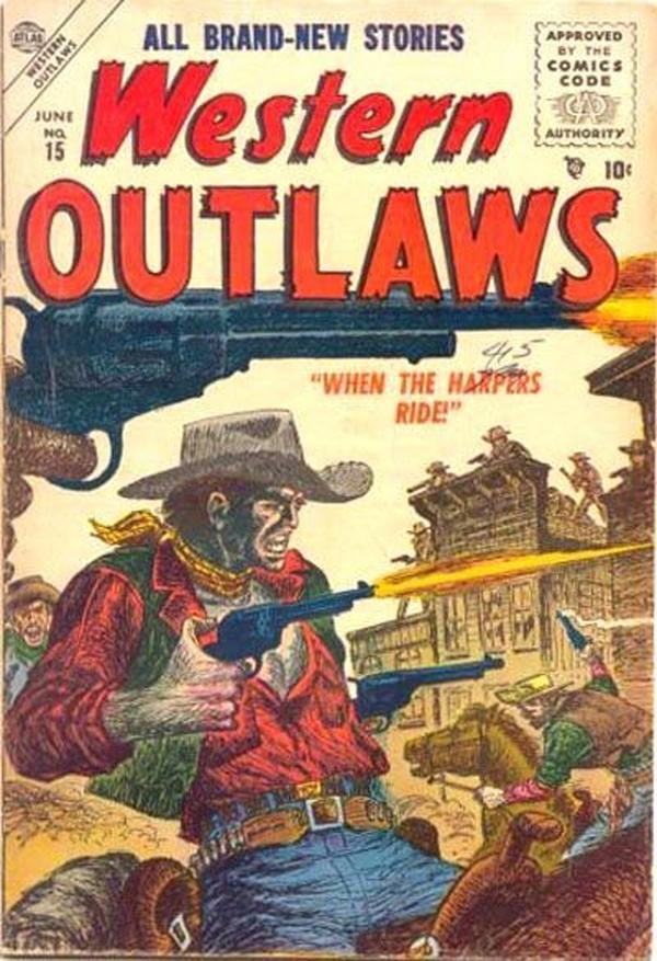 Western Outlaws #15 cover