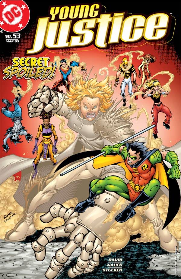 Young Justice #53 cover