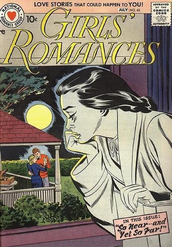 Girls' Romances #45 cover