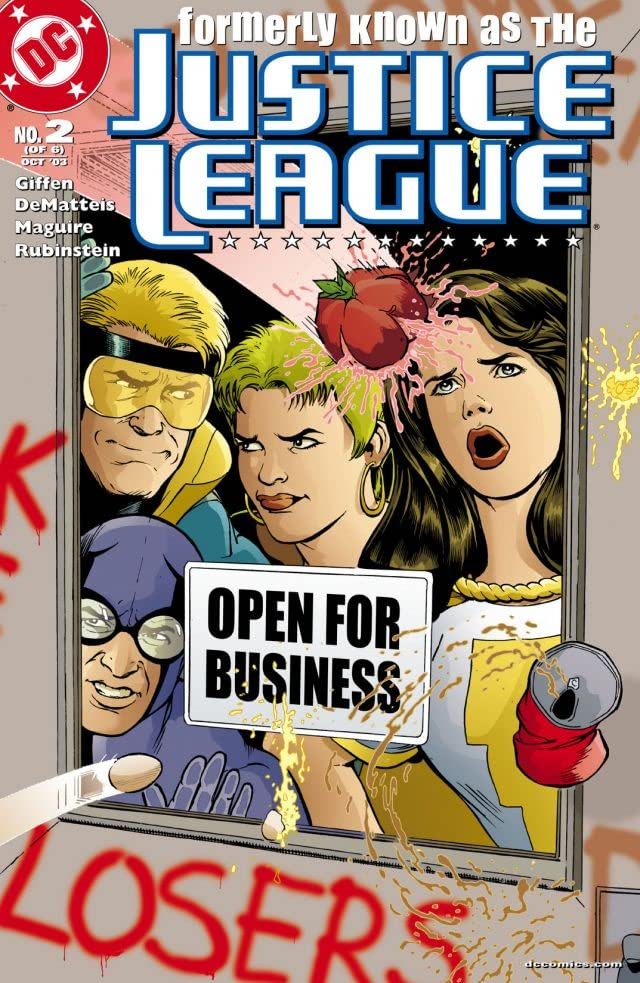 Formerly Known as the Justice League #2 cover