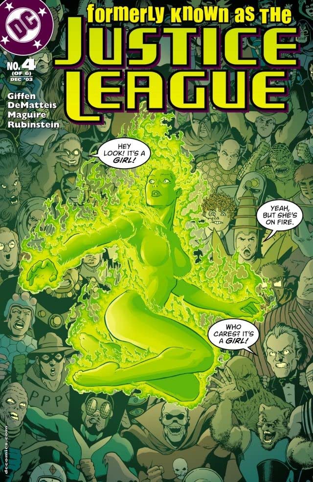 Formerly Known as the Justice League #4 cover