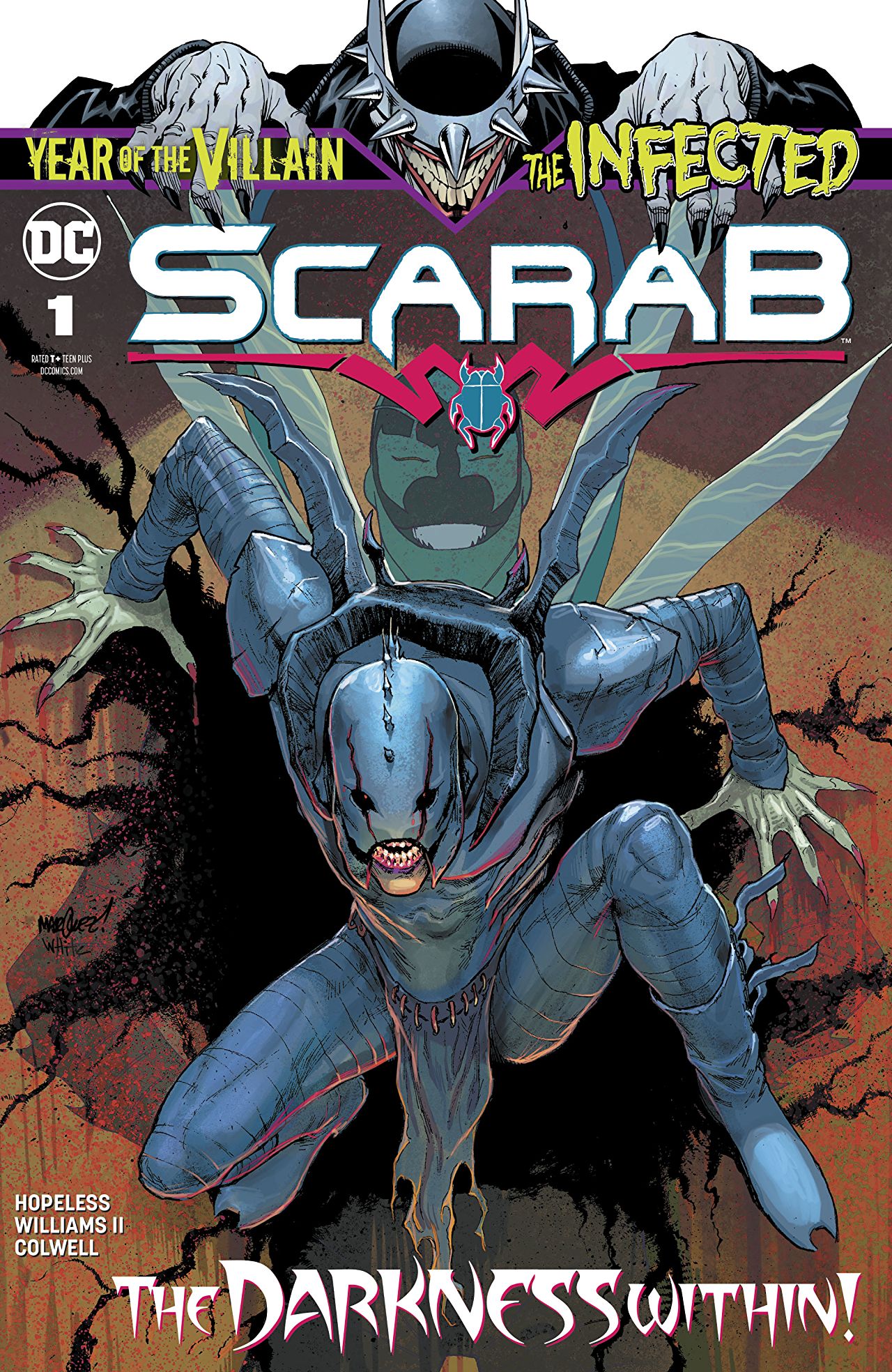 The Infected: Scarab #1 cover