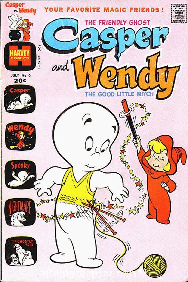 Casper and Wendy #6 cover