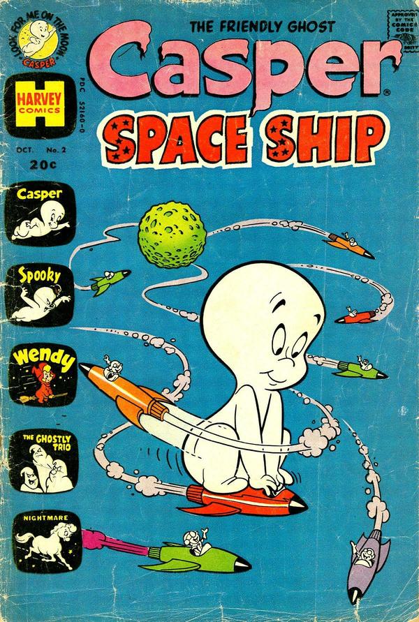 Casper Space Ship #2 cover