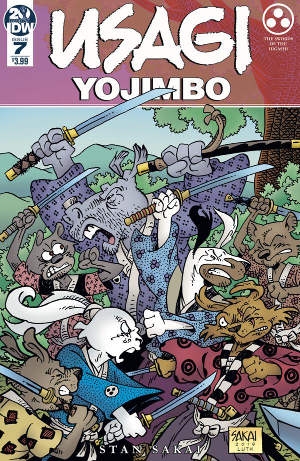 Usagi Yojimbo #7 cover